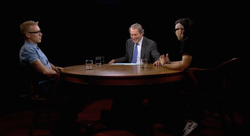 Illustration for article titled Diplo And Skrillex On Charlie Rose: A Partially Fabricated Transcript